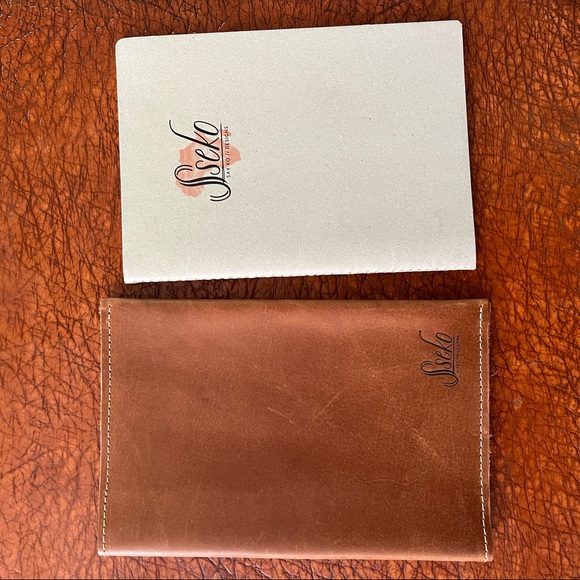 NWT Sseko Leather Journal Sleeve and insert. - Picture 3 of 4